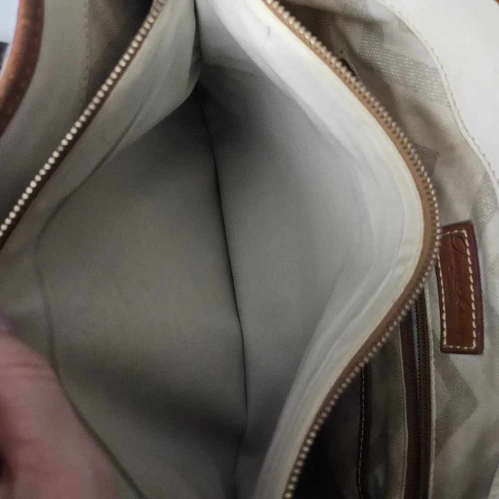 Vintage Dooney & Bourke Pebble Leather Large Handbag - Picture 11 of 16